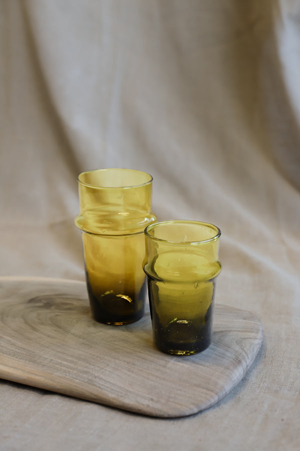 Glas traditioneel - M - mosterd