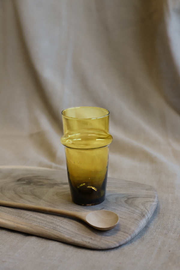 Glas traditioneel - XL - mosterd