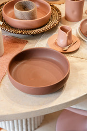 Mizaan bord met rand - chocolat