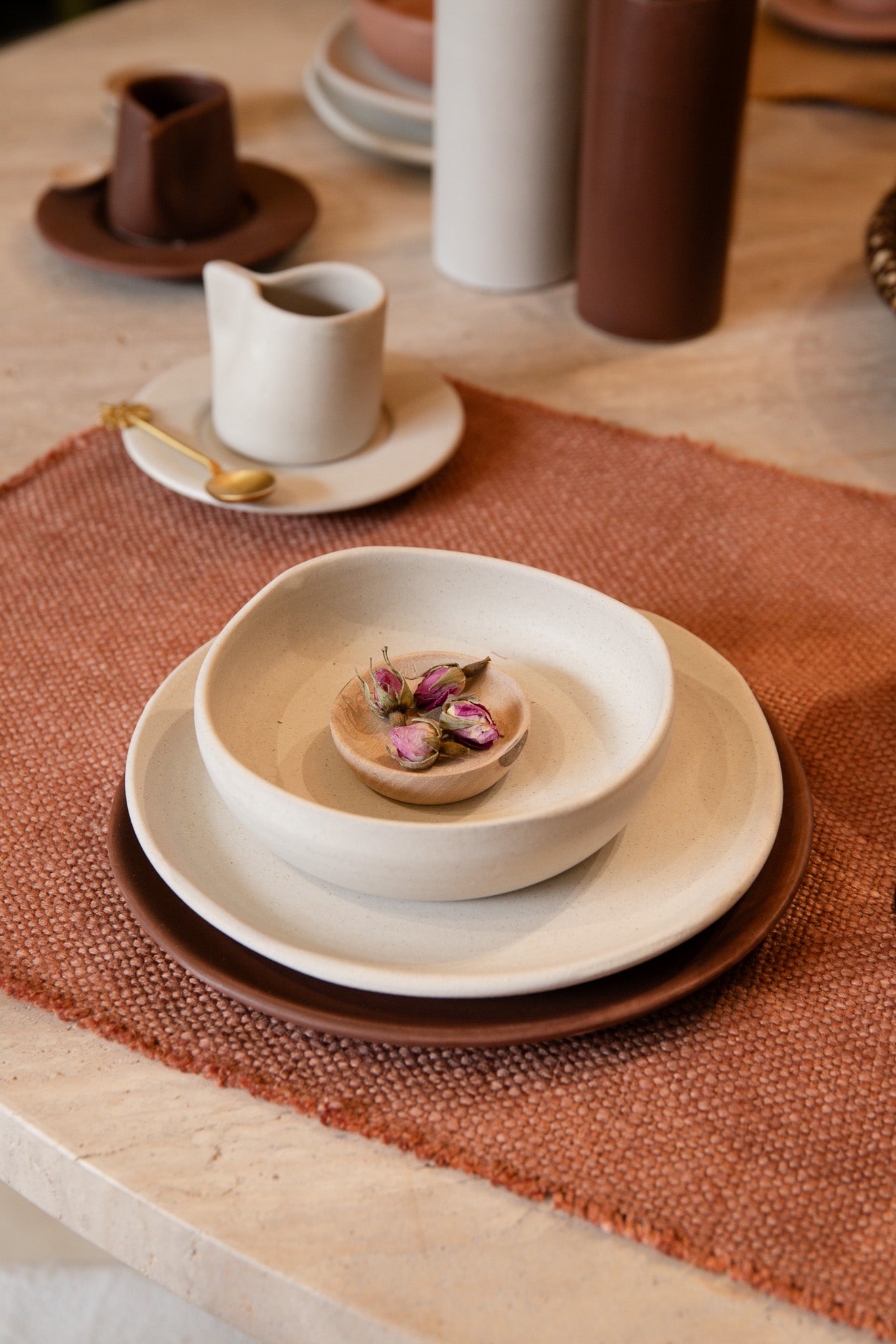 Mizaan bord - creme - M