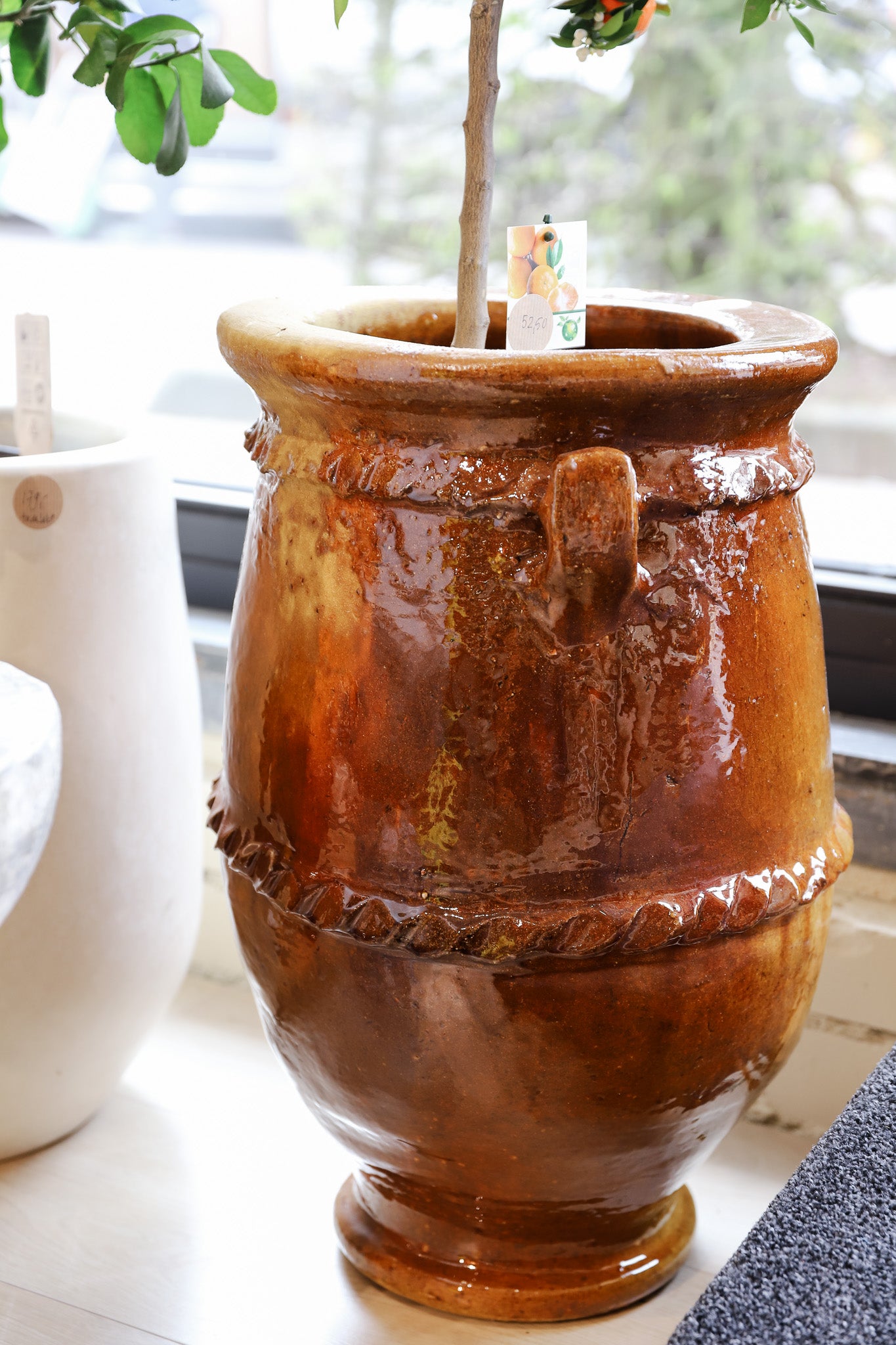 Plantpot - tamegroute - mosterd - 60cm