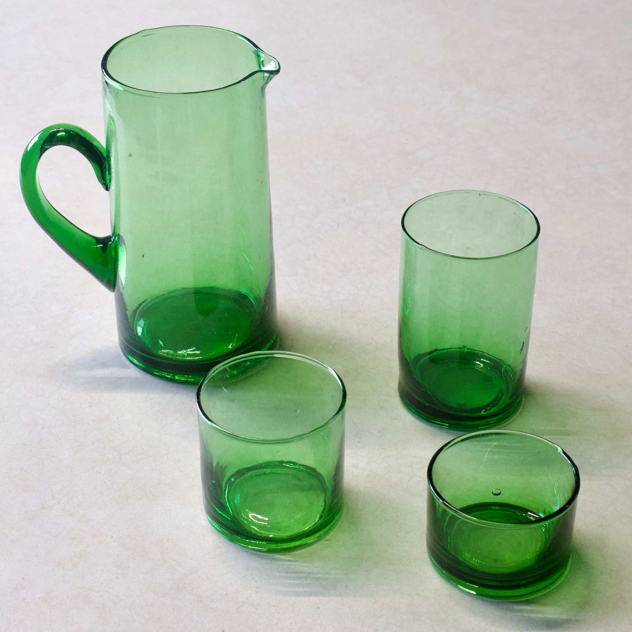 Kadousse glas - groen - L