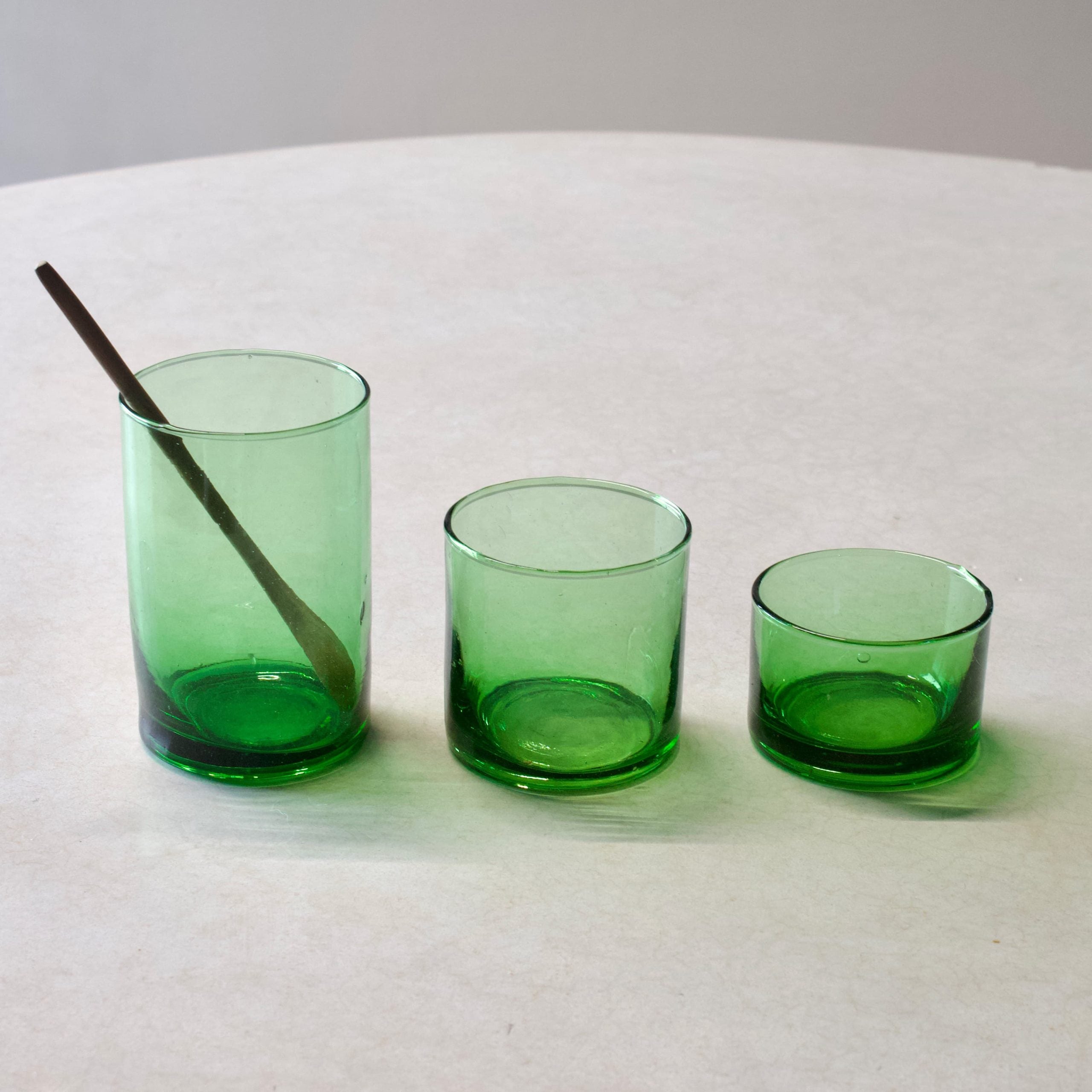 Kadousse glas - groen - L