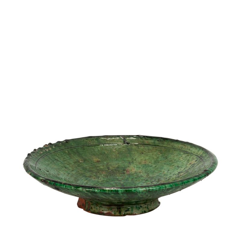Schaal plat - Tamegroute - Groen