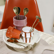 Koperen Koffie/Thee Lepel - Vis