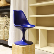 stoel Tulip - majorelle blauw - polyester